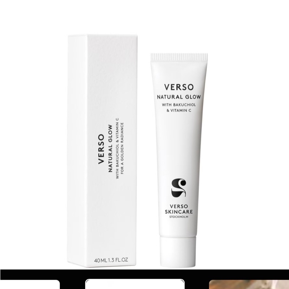 Verso Natural Glow Skincare Cream - White